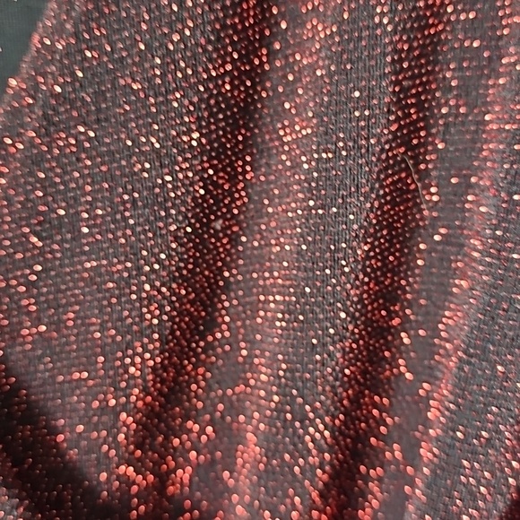 Vintage Dress Barn Shimmery Wrap Blouse Size Large - Picture 4 of 4